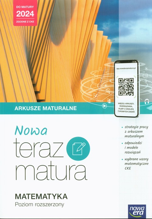 Image of Nowa Teraz Matura Matematyka Arkusze maturalne Poziom rozszerzony Do matury 2024 Liceum Technikum