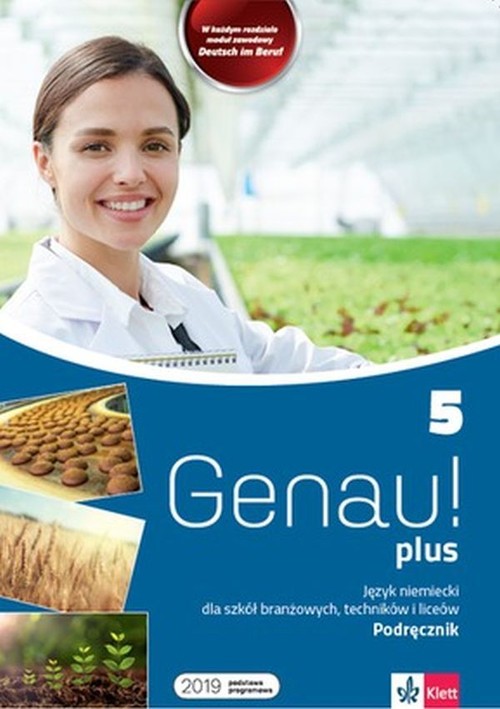 Image of Genau! plus 5 Język niemiecki Podręcznik Szkoła branżowa Technikum Liceum