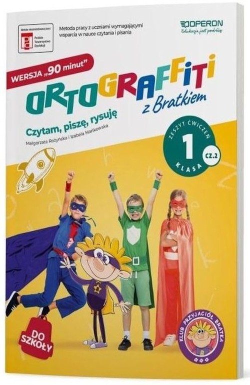 Image of Ortograffiti z Bratkiem Wersja 90 minut 1 Ćwiczenia Część 2 Czytam piszę rysuję