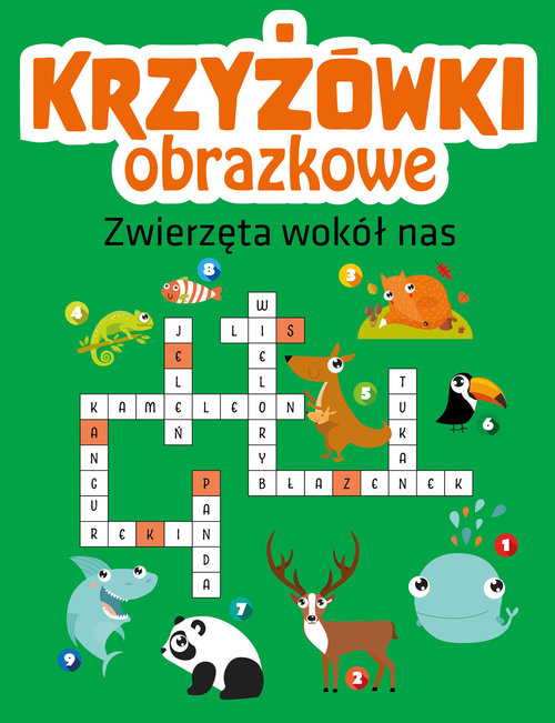 Image of Krzyżówki obrazkowe. Zwierzęta wokół nas