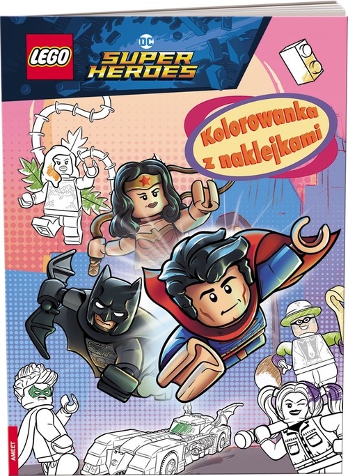 Image of Lego DC Comics Super Heroes Kolorowanka z naklejkami