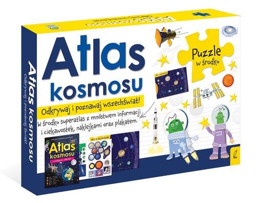 Image of Pakiet Atlas kosmosu: Atlas w zestawie z mapą i puzzlami