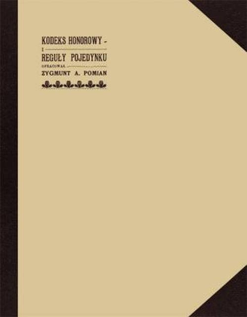 Image of Kodeks honorowy i reguły pojedynku