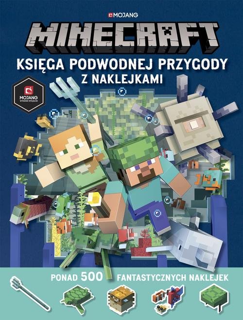 Image of Minecraft Księga podwodnej przygody z naklejkami