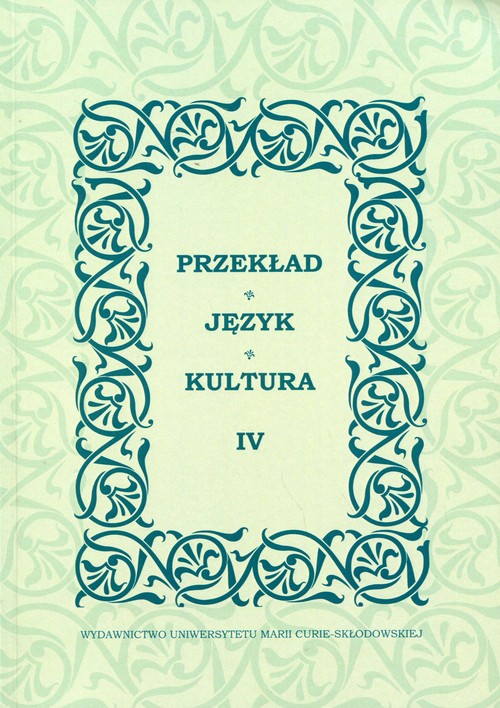 Image of Przekład Język Kultura IV