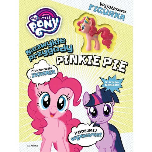 Image of My Little Pony Niezwykłe przygody Pinkie Pie z figurką Ciekawostki i zadania