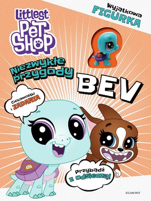 Image of Littlest Pet Shop Niezwykłe przygody Bev z figurką Ciekawostki i zadania
