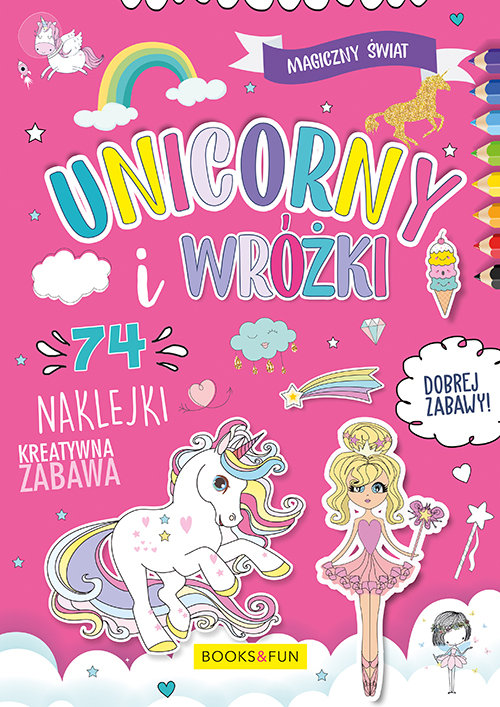 Image of Magiczny Świat Unicorny i Wróżki  74 naklejki 