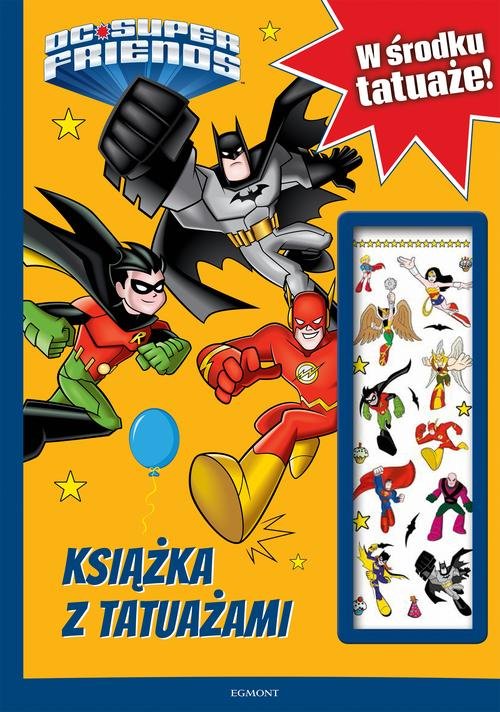 Image of Super Przyjaciele DC Książka z tatuażami