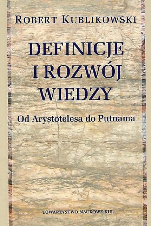 Image of Definicje i rozwój wiedzy / KUL