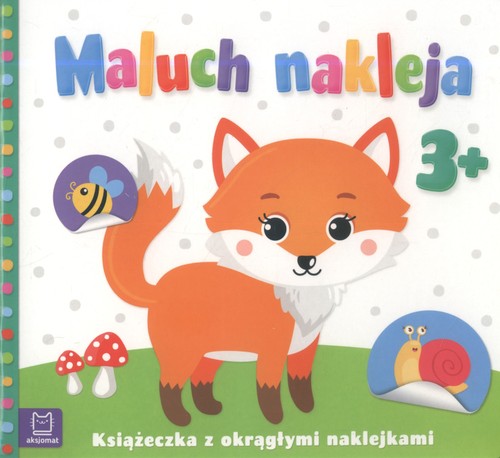 Image of Maluch nakleja Książeczka z okrągłymi naklejkami 3+