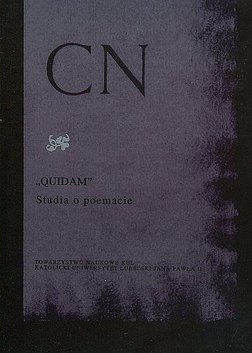 Image of Quidam Studia o poemacie