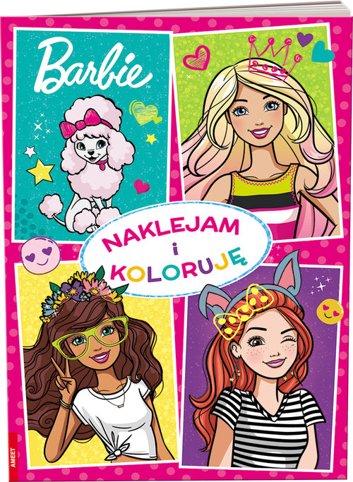 Image of Barbie Naklejam i koloruję NAK-1102