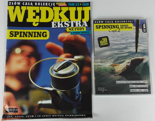 Image of Wędkuj. Przynęty i patenty. Tom 22 + film. Spinning Złów całą kolekcję. Zwyczaje ryb. Metody. Sprzęt. Łowiska (Kolekcja Edipresse)