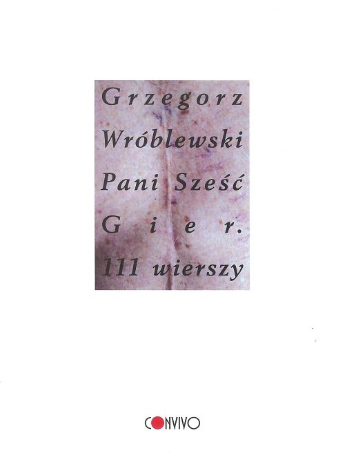 Image of Pani Sześć Gier 111 wierszy
