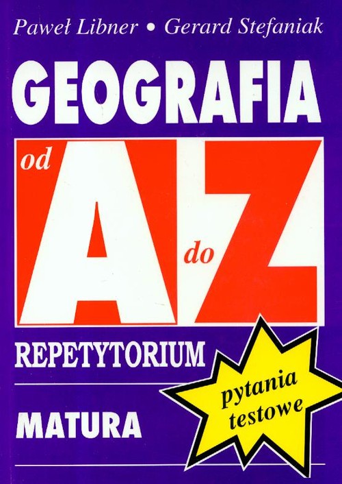 Image of Geografia A-Z Pytania testowe