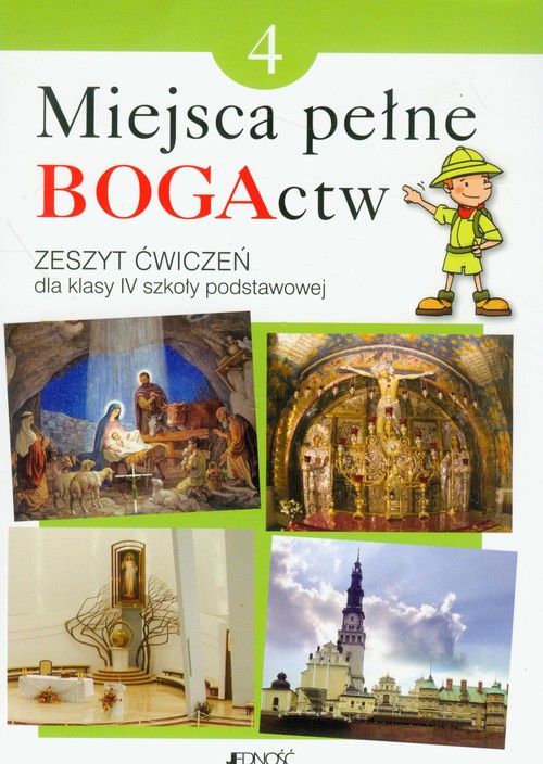 Image of Miejsca pełne BOGActw 4 Religia Zeszyt ćwiczeń Szkoła podstawowa