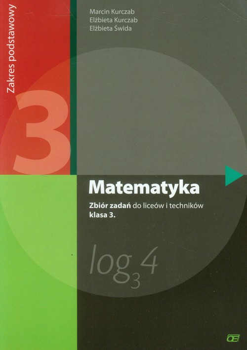 Image of Matematyka 3 Zbiór zadań Zakres podstawowy Szkoła ponadgimnazjalna