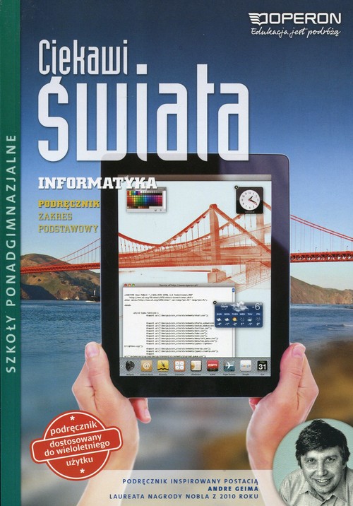 Image of Ciekawi świata Informatyka Podręcznik Zakres podstawowy Szkoła ponadgimnazjalna