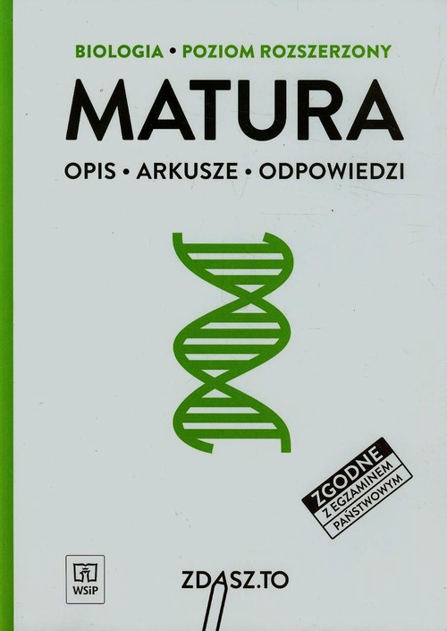 Image of Matura Biologia Poziom rozszerzony Opis Arkusze Odpowiedzi