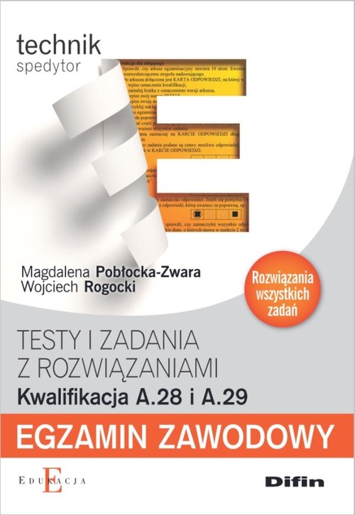 Image of Egzamin zawodowy Testy i zadania z rozwiązaniami A.28 i A.29