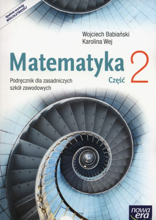 Image of Matematyka Podręcznik Część 2 Zasadnicza szkoła zawodowa