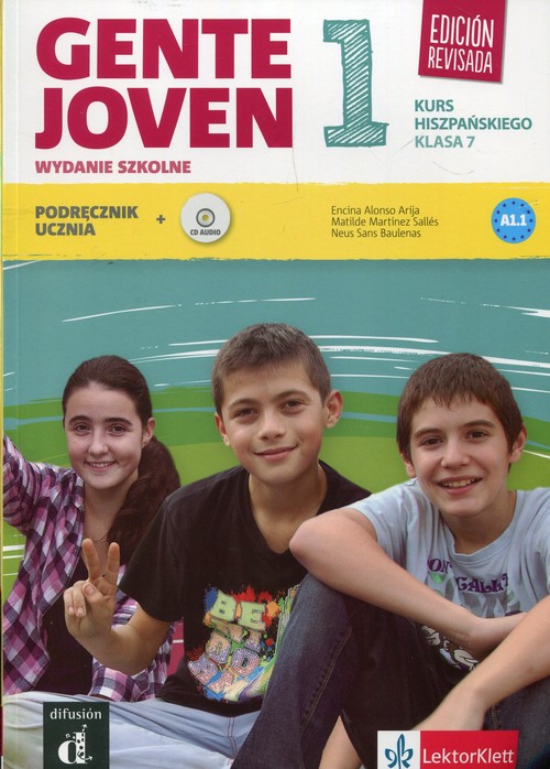 Image of Gente Joven 1 Język hiszpański 7 Podręcznik z płytą CD Szkoła podstawowa