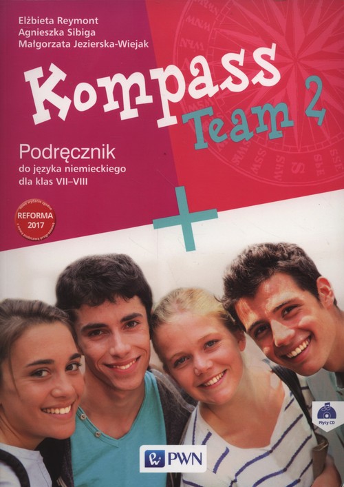 Image of Kompass Team 2 Podręcznik + CD Szkoła podstawowa