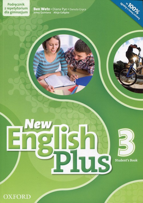 Image of New English Plus 3 Student's Book Podręcznik z repetytorium z płytą CD mp3 Gimnazjum