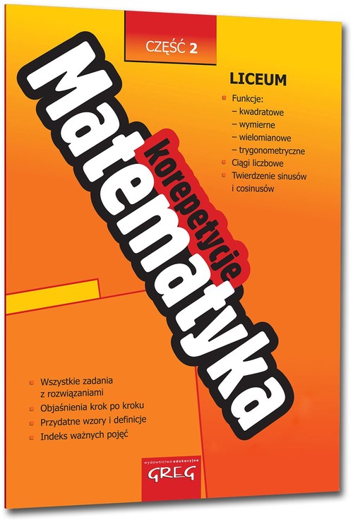 Image of Matematyka korepetycje Część 2 Funkcje Ciągi Twierdzenia