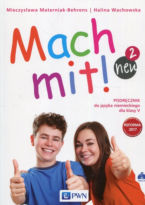 Image of Mach mit! neu 2 Podręcznik do języka niemieckiego dla klasy V + 2CD Szkoła podstawowa