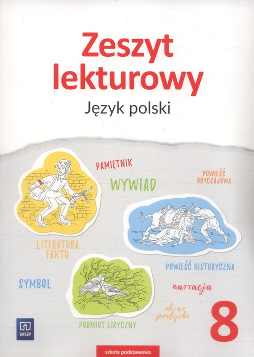 Image of Zeszyt lekturowy Język polski 8 Szkoła podstawowa