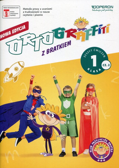 Image of Ortograffiti z Bratkiem 1 Zeszyt ćwiczeń Część 2 Szkoła podstawowa