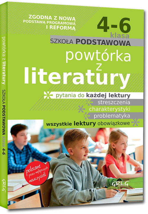 Image of Powtórka z literatury 4-6 szkoła podstawowa