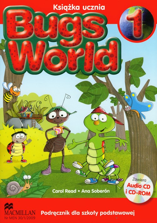 Image of Bugs World 1 Podręcznik z płytą CD Szkoła podstawowa