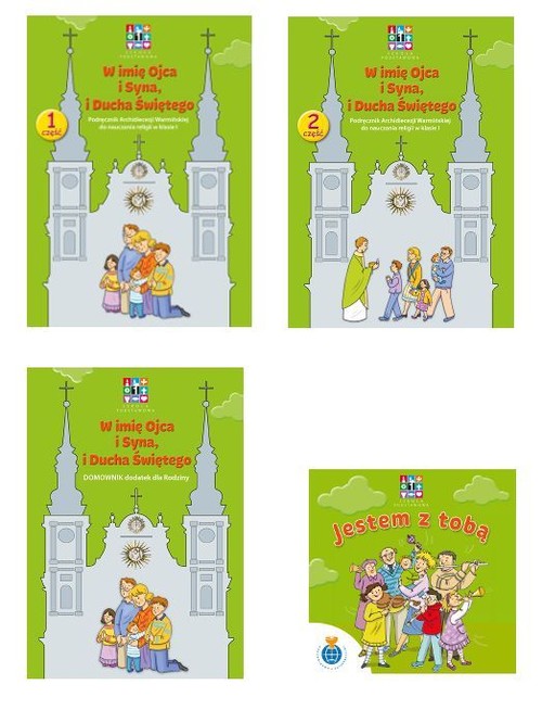 Image of W imię Ojca i Syna i Ducha Świętego Podręcznik Część 1/2 Domownik z płytą CD Szkoła podstawowa