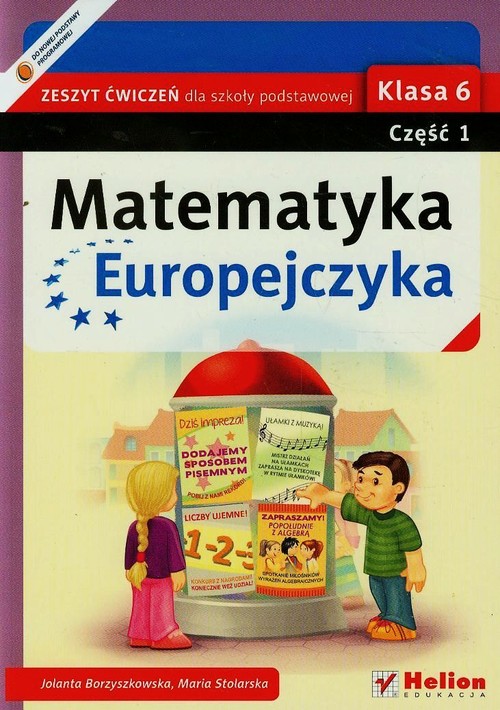 Image of Matematyka Europejczyka 6 Zeszyt ćwiczeń Część 1 Szkoła podstawowa