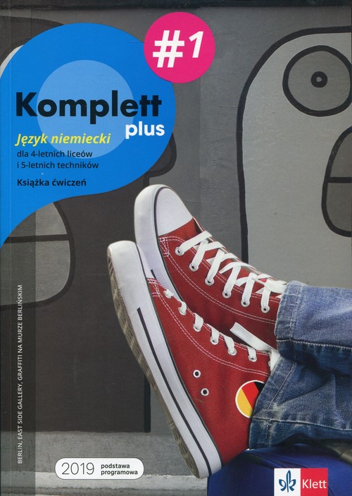 Image of Komplett plus 1 Książka ćwiczeń + DVD + CD Szkoła ponadpodstawowa. Liceum i technikum