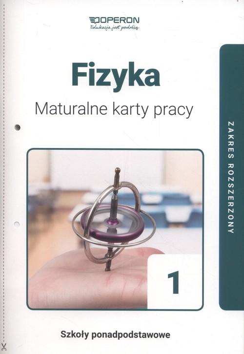 Image of Fizyka 1 Maturalne karty pracy Zakres rozszerzony Szkoła ponadpodstawowa