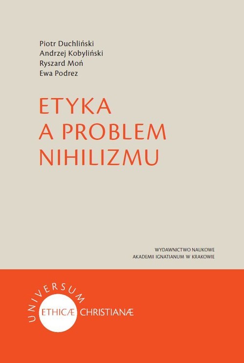 Image of Etyka a problem nihilizmu