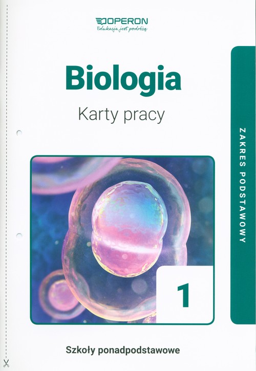 Image of Biologia 1 Karty pracy Zakres podstawowy Szkoła ponadpodstawowa