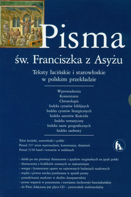 Image of Pisma św Franciszka z Asyżu z płytą CD