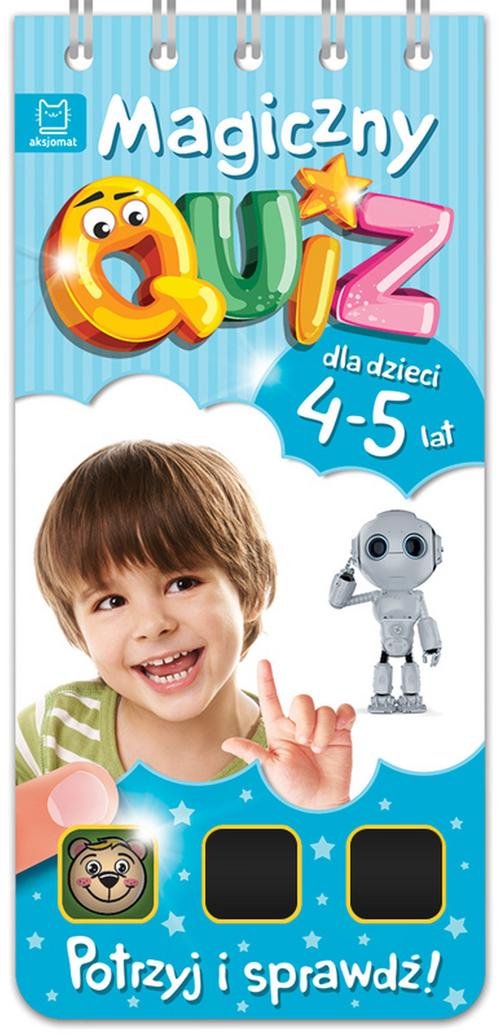 Image of Magiczny quiz dla dzieci 4-5 lat Niebieski
