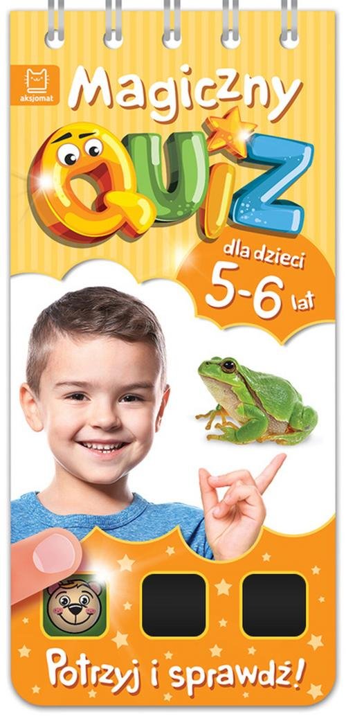 Image of Magiczny quiz dla dzieci 5-6 lat Pomarańczowy