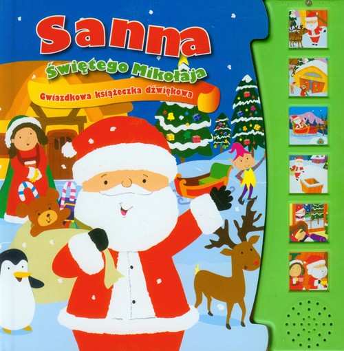 Image of Sanna Świętego Mikołaja Gwiazdkowa książeczka dźwiękowa