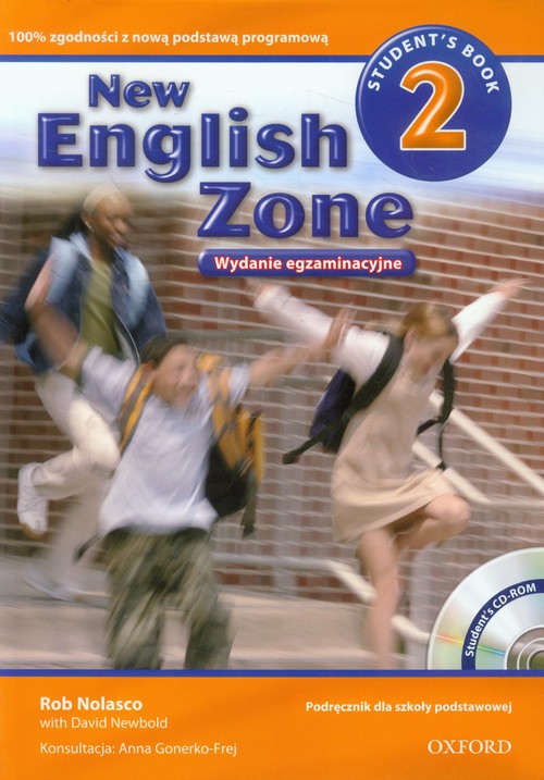 Image of New English Zone 2 Students Book + CD with Exam Practice