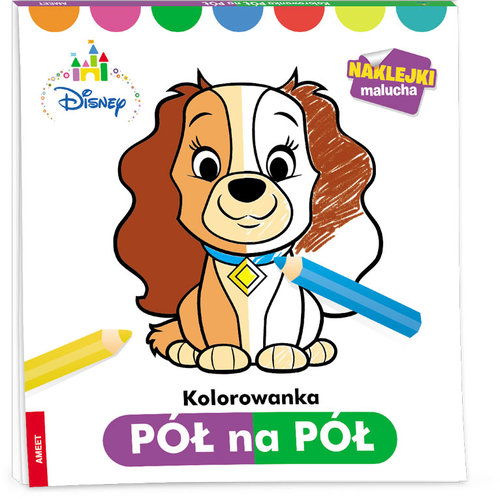 Image of Disney Maluch Kolorowanka pół na pół PNP-1