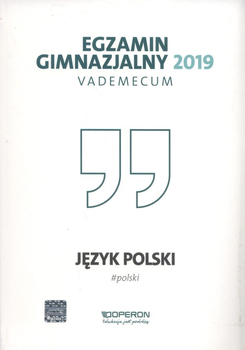 Image of Egzamin gimnazjalny 2019 Vademecum Język polski