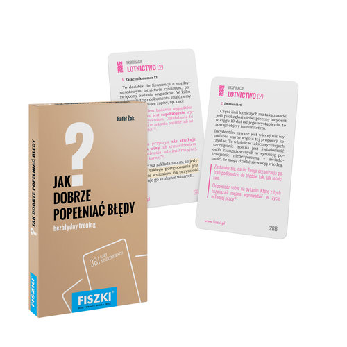 Image of Fiszki Jak dobrze popełniać błędy