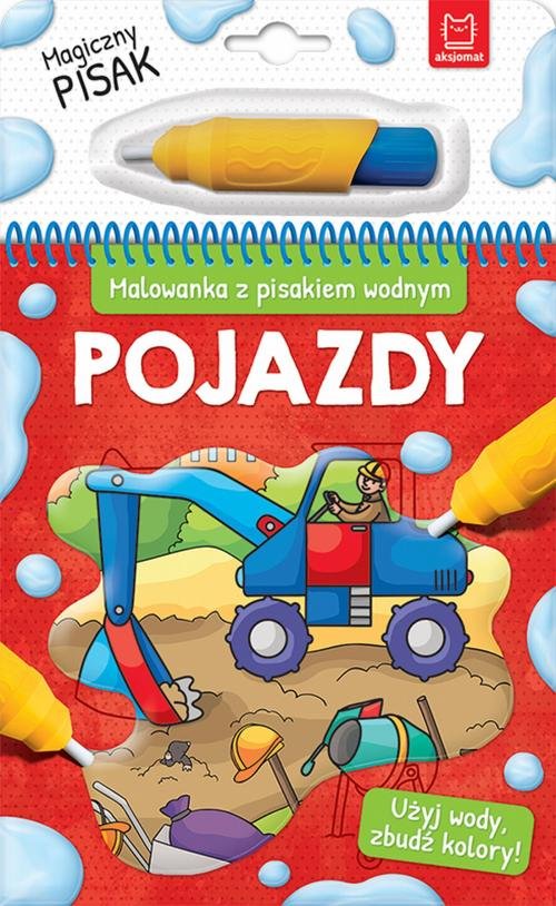 Image of Malowanka z pisakiem wodnym Pojazdy .
